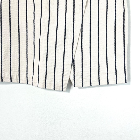 Madewell Stripe Wrap Mini Skirt Size 2 - Picture 7 of 12
